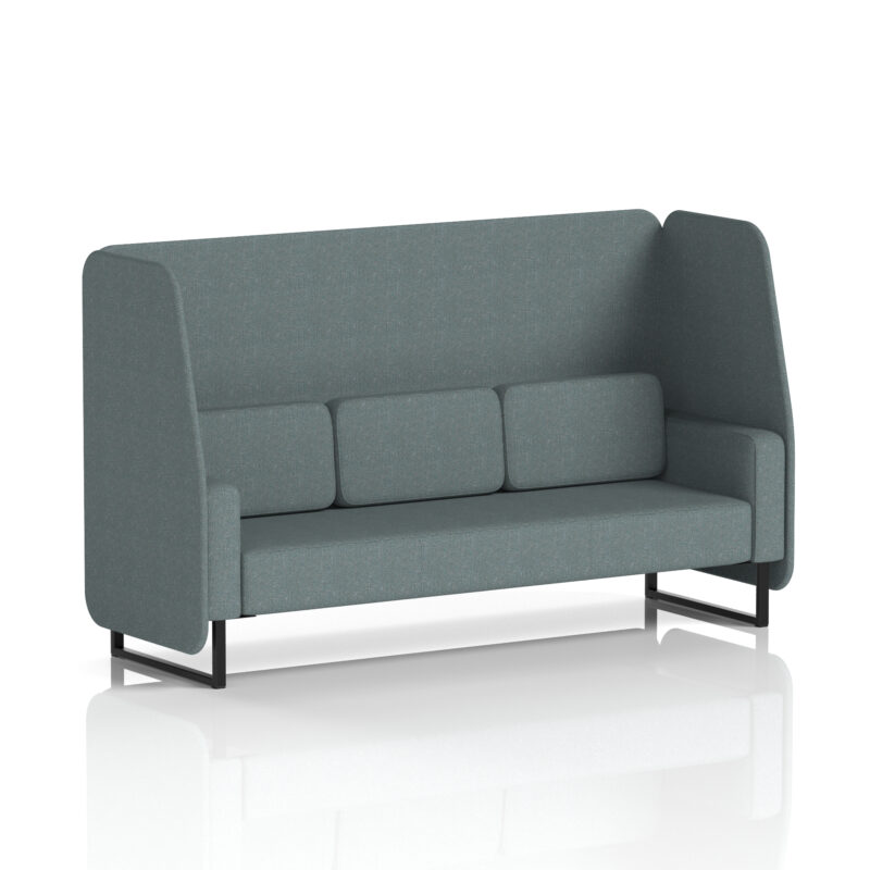 Brixworth Open Booth With Black Legs in Single Tone - Image 54