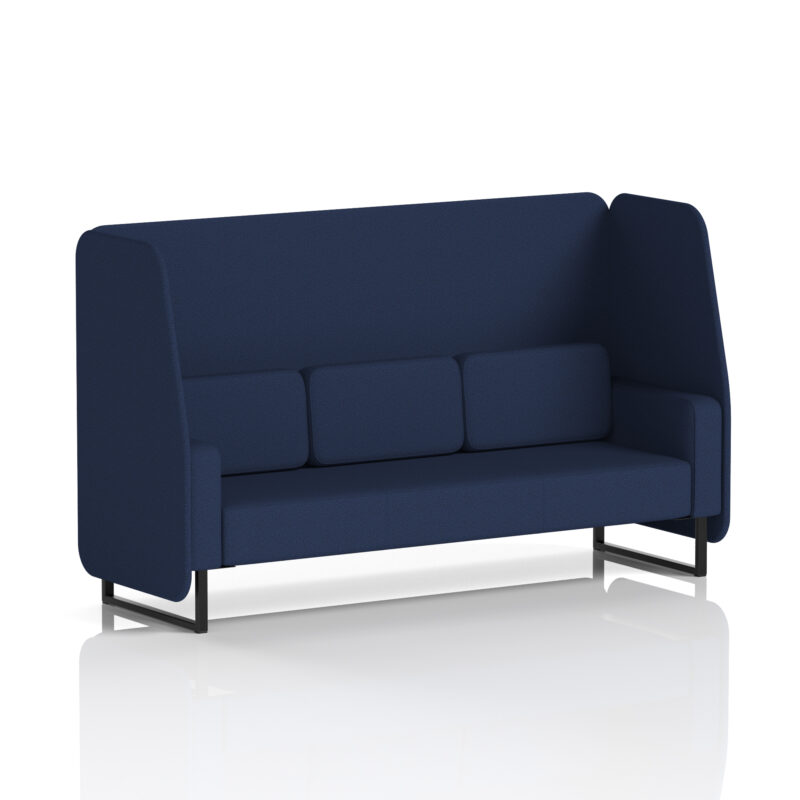 Brixworth Open Booth With Black Legs in Single Tone - Image 60
