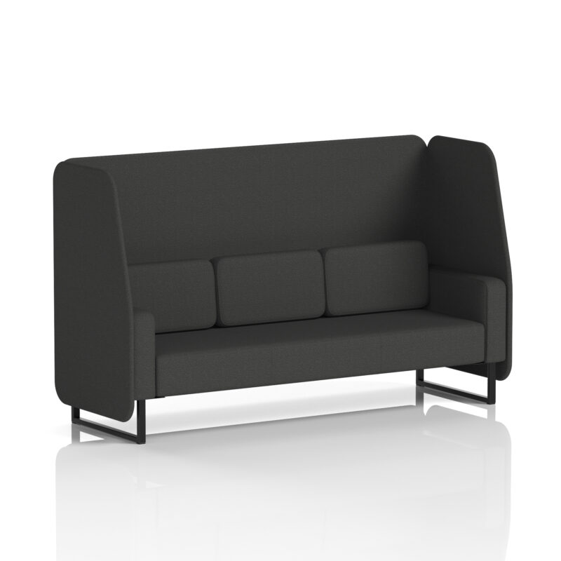 Brixworth Open Booth With Black Legs in Single Tone - Image 63