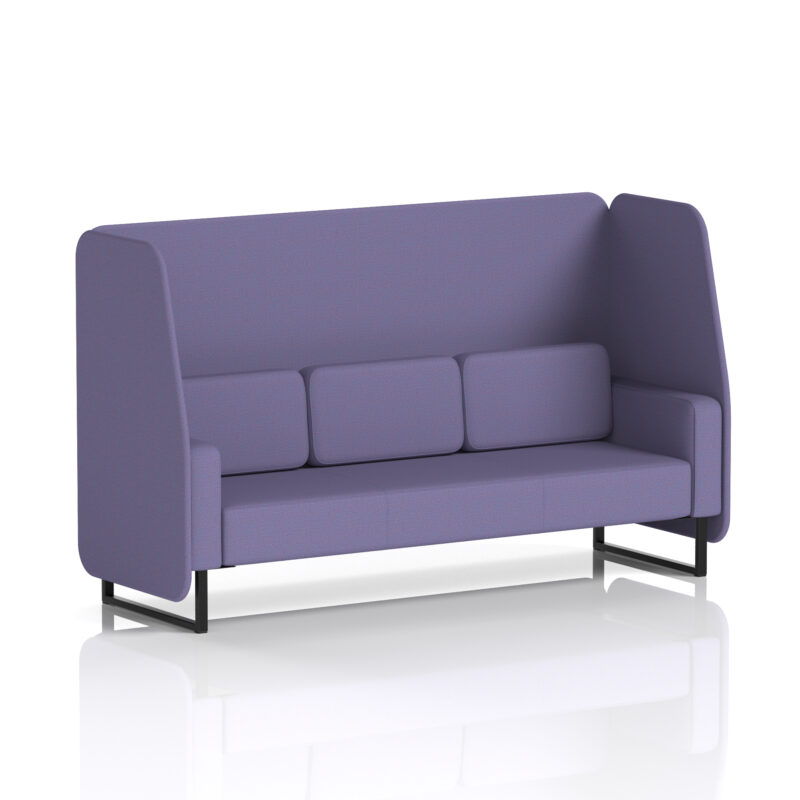 Brixworth Open Booth With Black Legs in Single Tone - Image 66