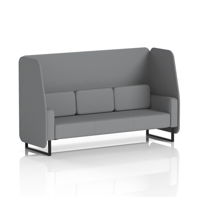 Brixworth Open Booth With Black Legs in Single Tone - Image 69