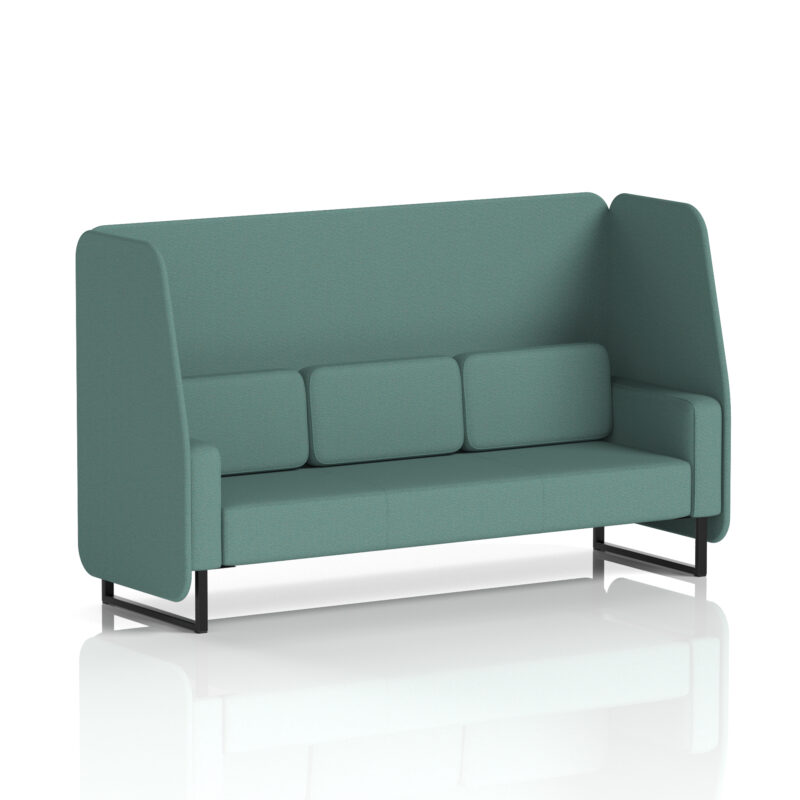 Brixworth Open Booth With Black Legs in Single Tone - Image 75