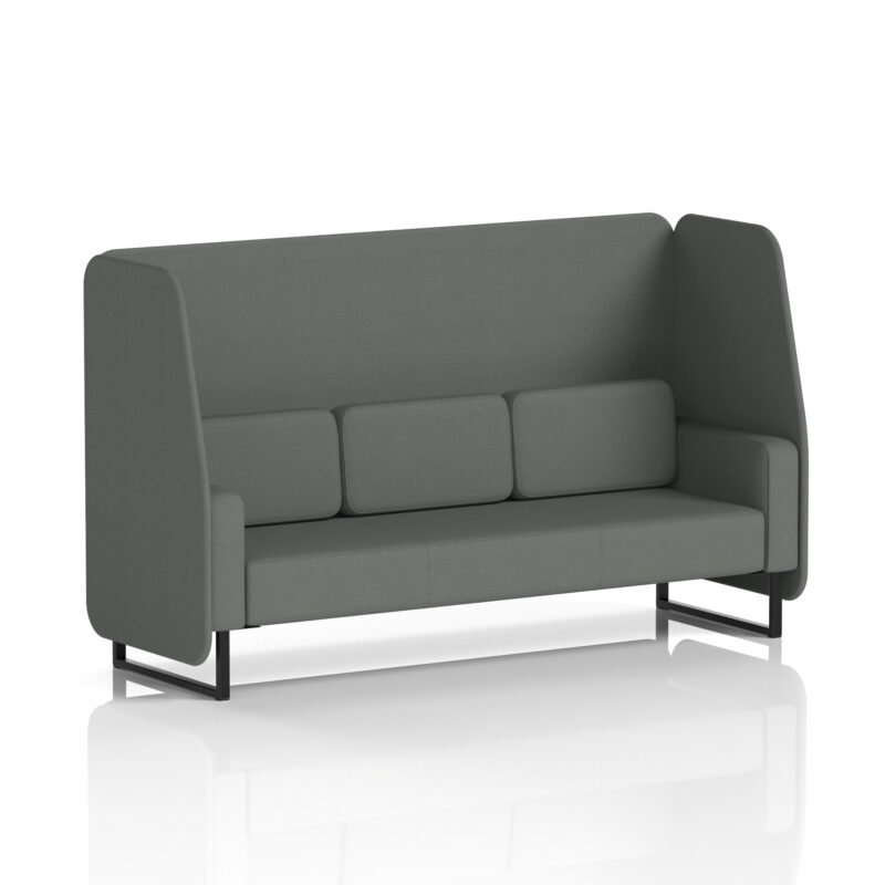 Brixworth Open Booth With Black Legs in Single Tone - Image 78