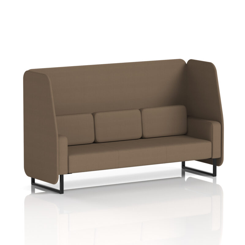 Brixworth Open Booth With Black Legs in Single Tone - Image 81