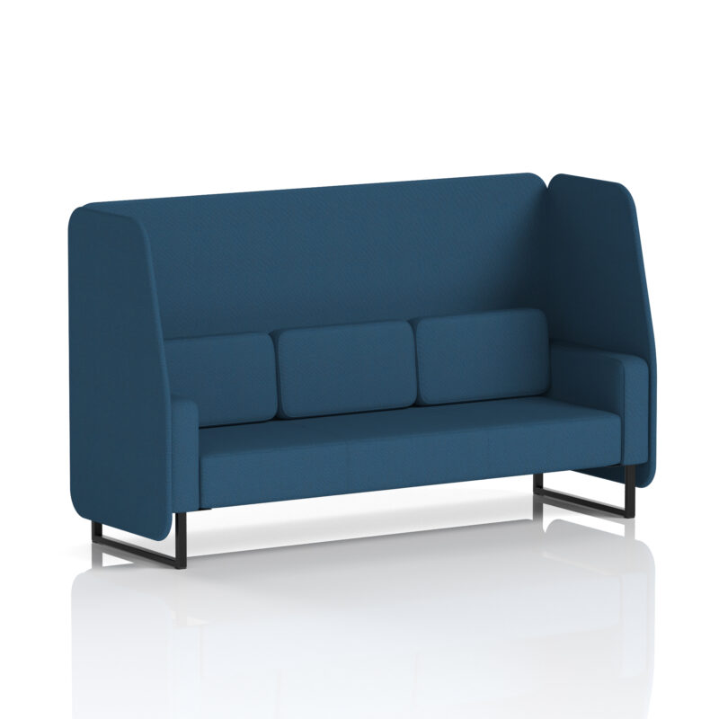 Brixworth Open Booth With Black Legs in Single Tone - Image 87