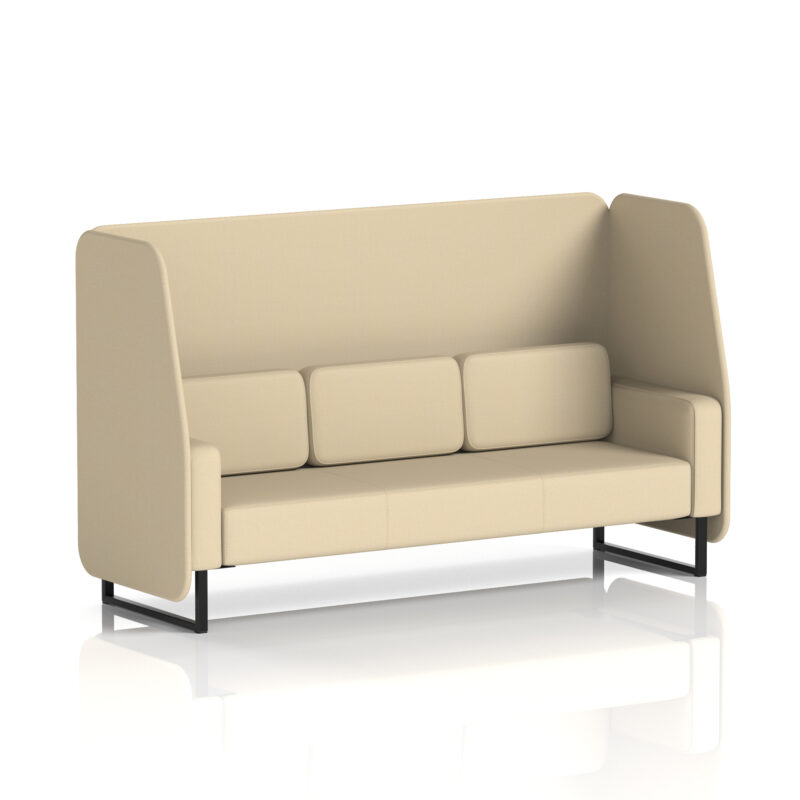 Brixworth Open Booth With Black Legs in Single Tone - Image 90