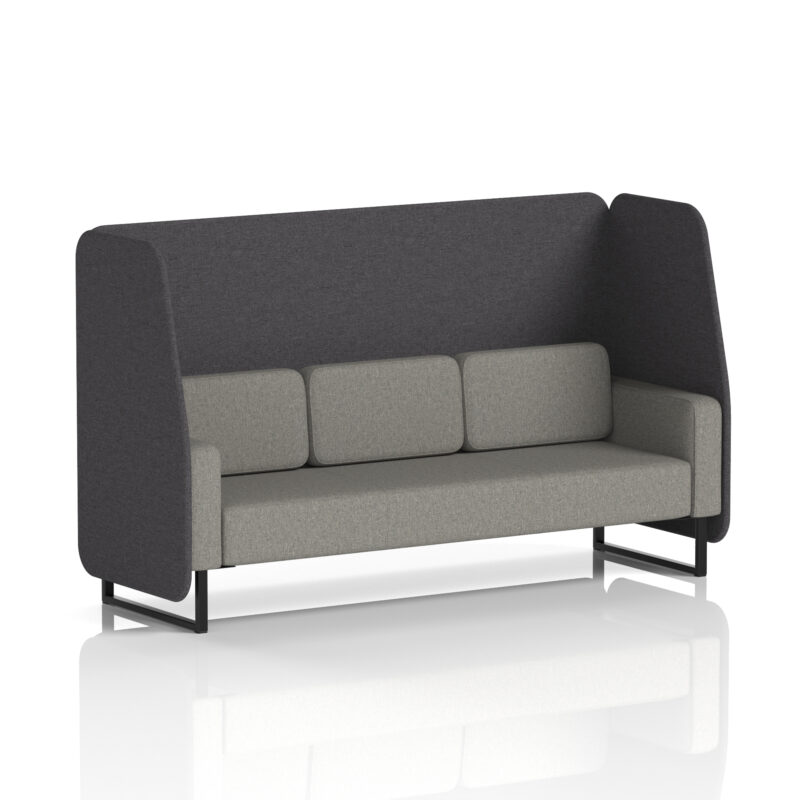 Brixworth Open Booth With Black Legs in Two Tone - Image 21