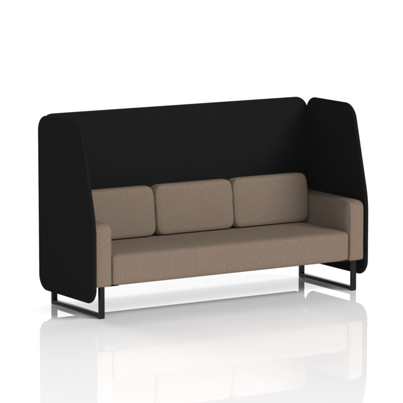 Brixworth Open Booth With Black Legs in Two Tone - Image 27