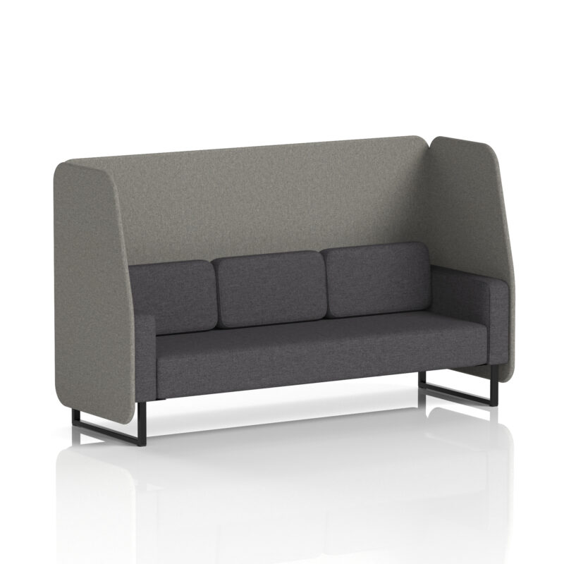 Brixworth Open Booth With Black Legs in Two Tone - Image 30