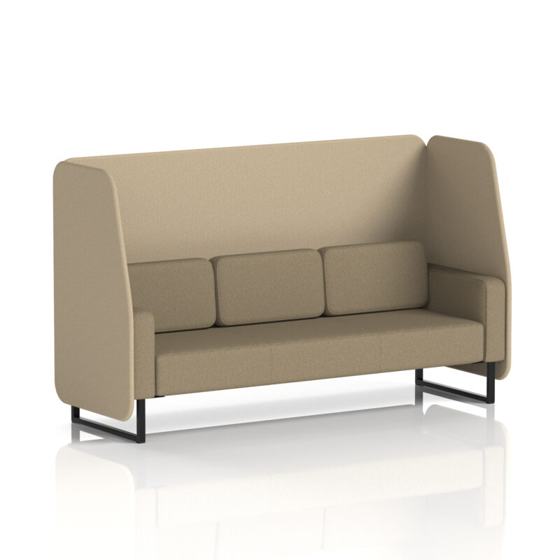 Brixworth Open Booth With Black Legs in Two Tone - Image 51