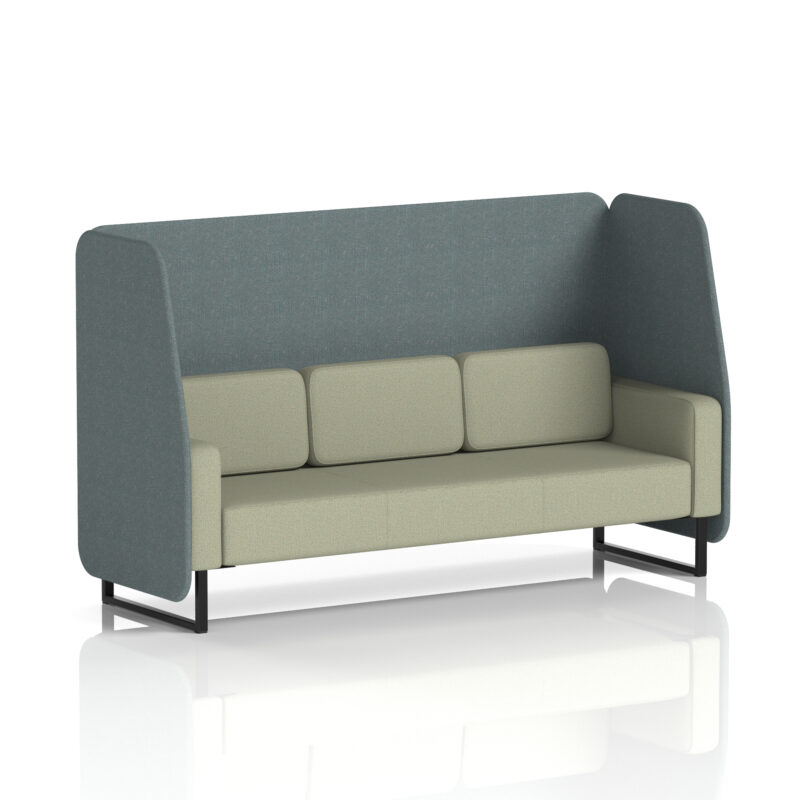 Brixworth Open Booth With Black Legs in Two Tone - Image 54
