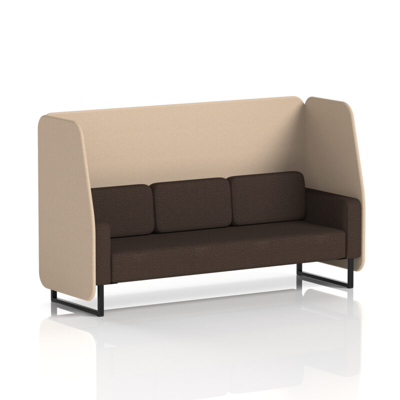 Brixworth Open Booth With Black Legs in Two Tone - Image 57
