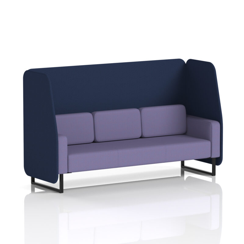 Brixworth Open Booth With Black Legs in Two Tone - Image 60