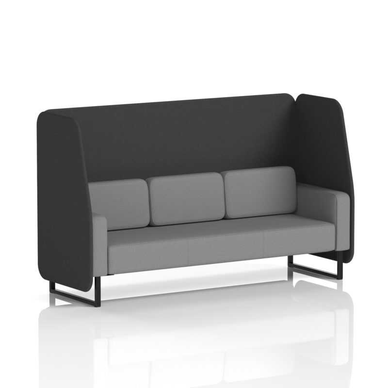 Brixworth Open Booth With Black Legs in Two Tone - Image 63