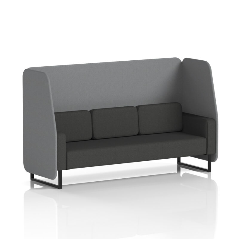 Brixworth Open Booth With Black Legs in Two Tone - Image 69