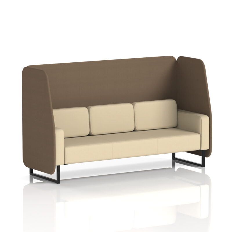 Brixworth Open Booth With Black Legs in Two Tone - Image 81
