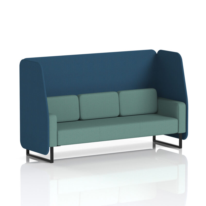 Brixworth Open Booth With Black Legs in Two Tone - Image 87