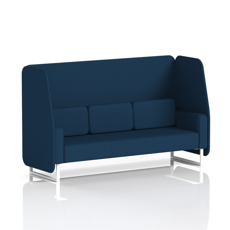 Brixworth Open Booth With White Legs in Single Tone - Image 24