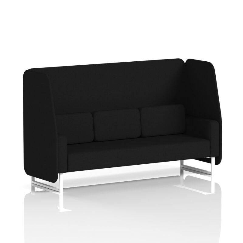 Brixworth Open Booth With White Legs in Single Tone - Image 27