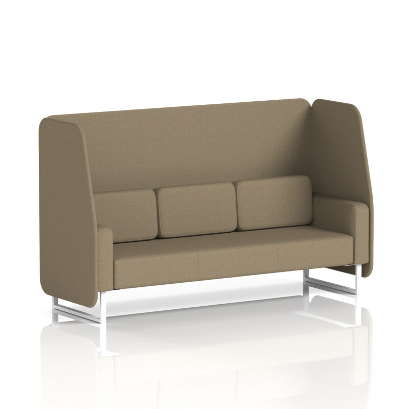 Brixworth Open Booth With White Legs in Single Tone - Image 39
