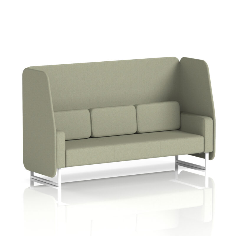 Brixworth Open Booth With White Legs in Single Tone - Image 45