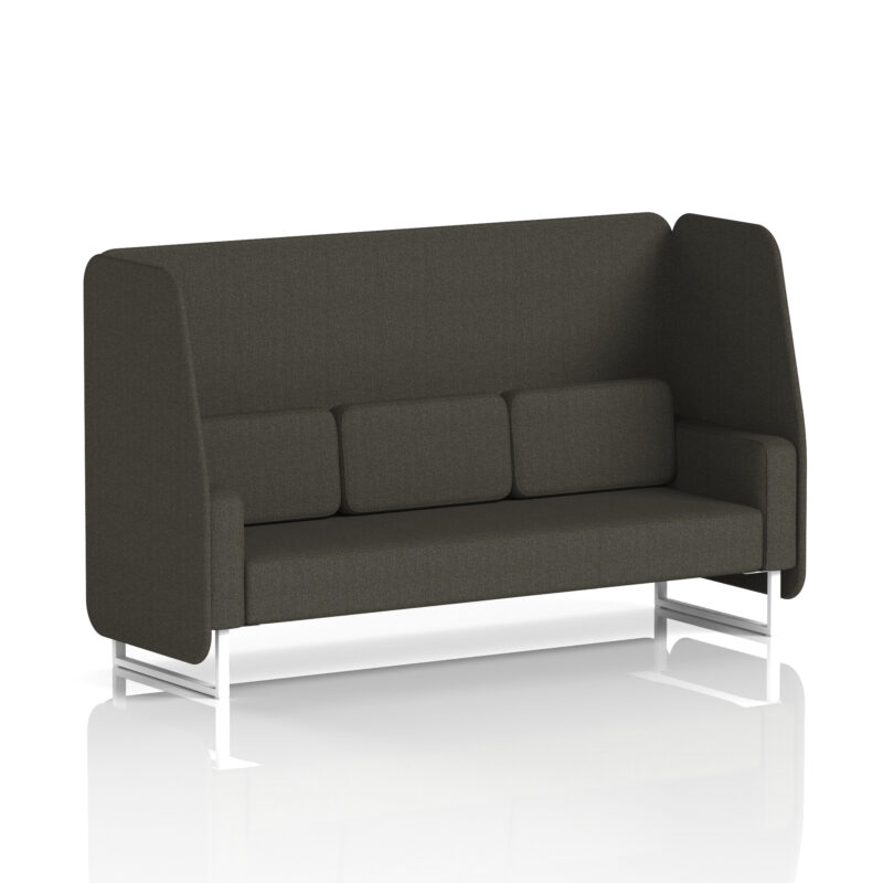Brixworth Open Booth With White Legs in Single Tone - Image 48