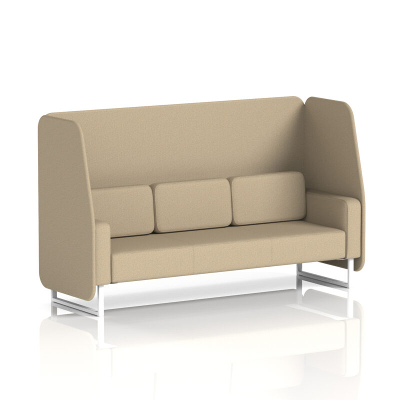 Brixworth Open Booth With White Legs in Single Tone - Image 51