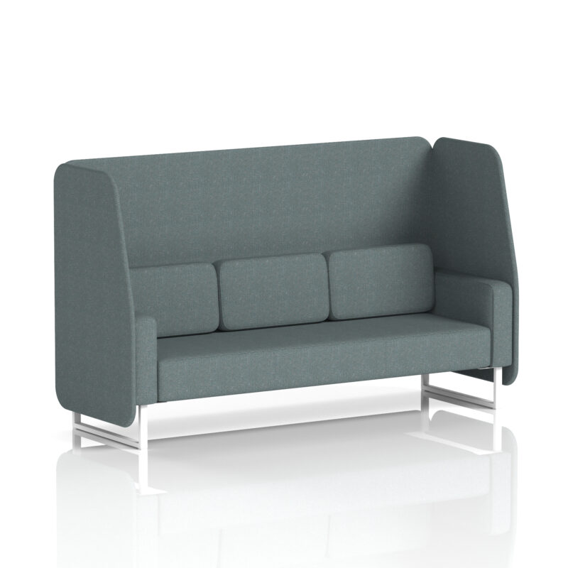 Brixworth Open Booth With White Legs in Single Tone - Image 54