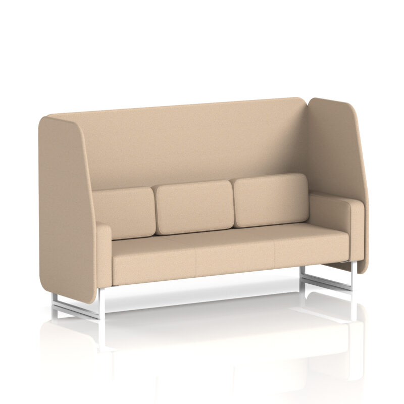 Brixworth Open Booth With White Legs in Single Tone - Image 57