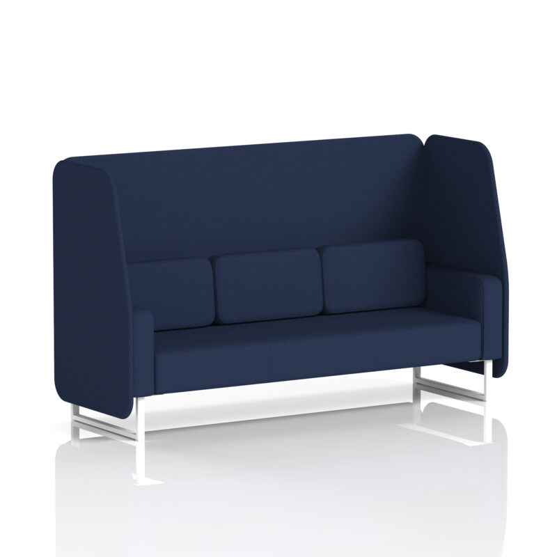 Brixworth Open Booth With White Legs in Single Tone - Image 60