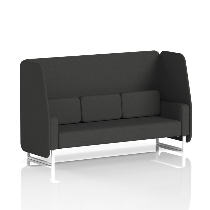 Brixworth Open Booth With White Legs in Single Tone - Image 63
