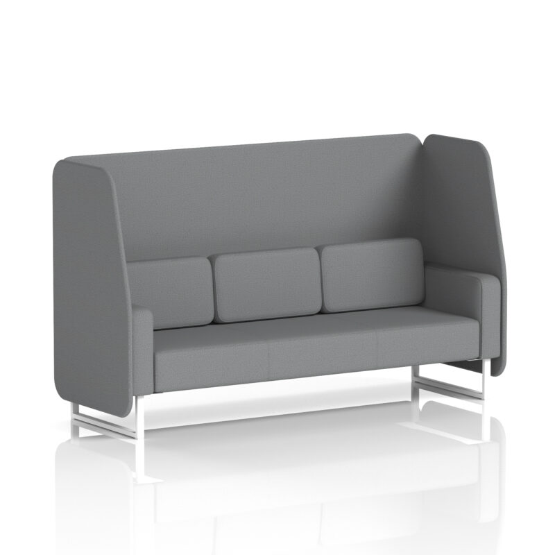 Brixworth Open Booth With White Legs in Single Tone - Image 69