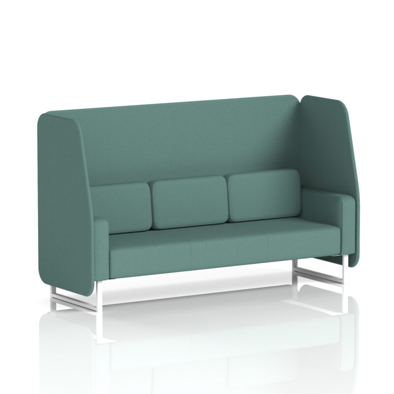 Brixworth Open Booth With White Legs in Single Tone - Image 75