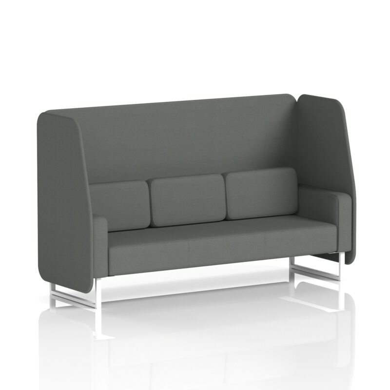 Brixworth Open Booth With White Legs in Single Tone - Image 78