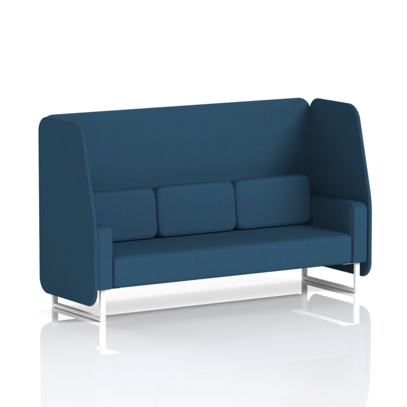 Brixworth Open Booth With White Legs in Single Tone - Image 87
