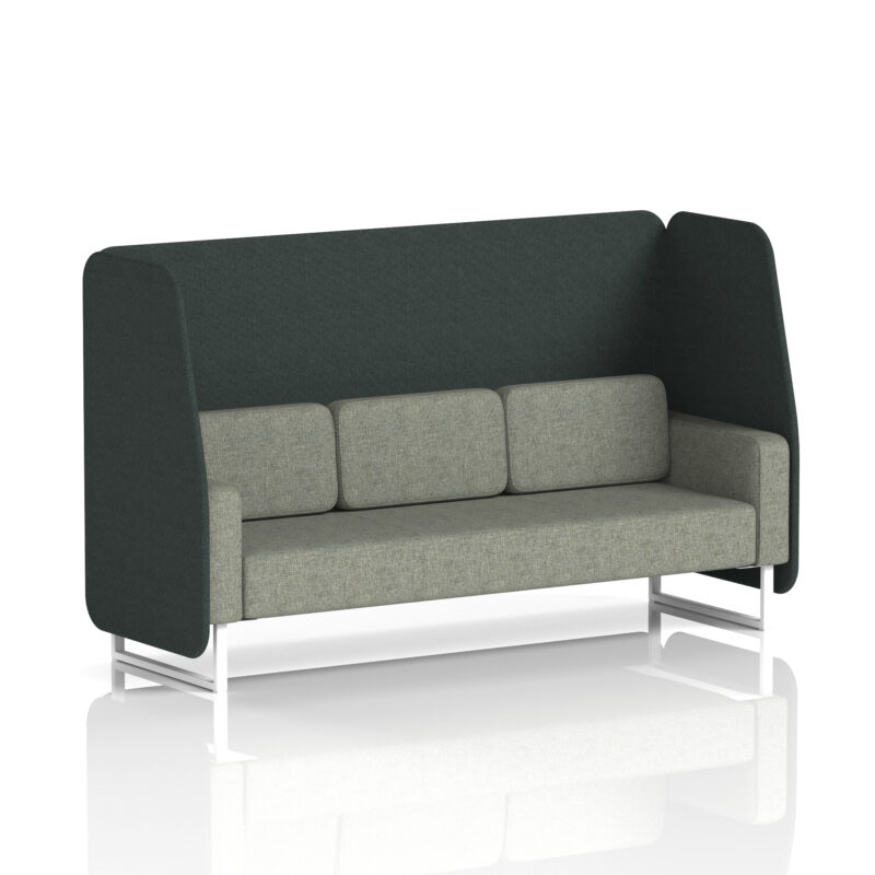 Brixworth Open Booth With White Legs in Two Tone - Image 6
