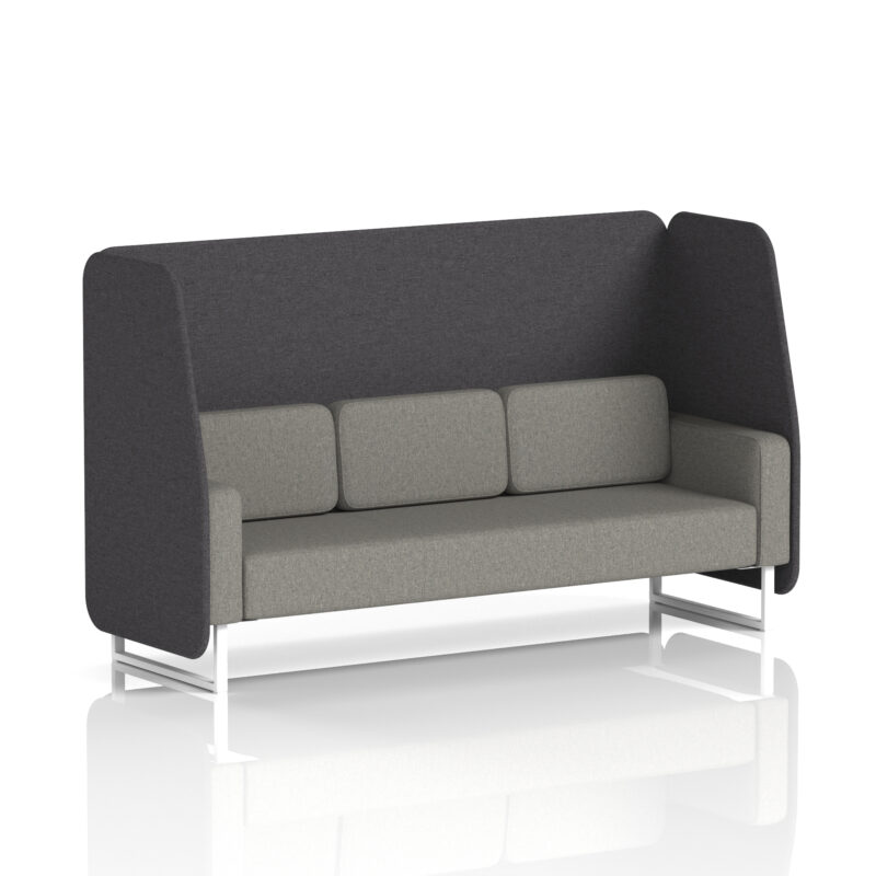 Brixworth Open Booth With White Legs in Two Tone - Image 21