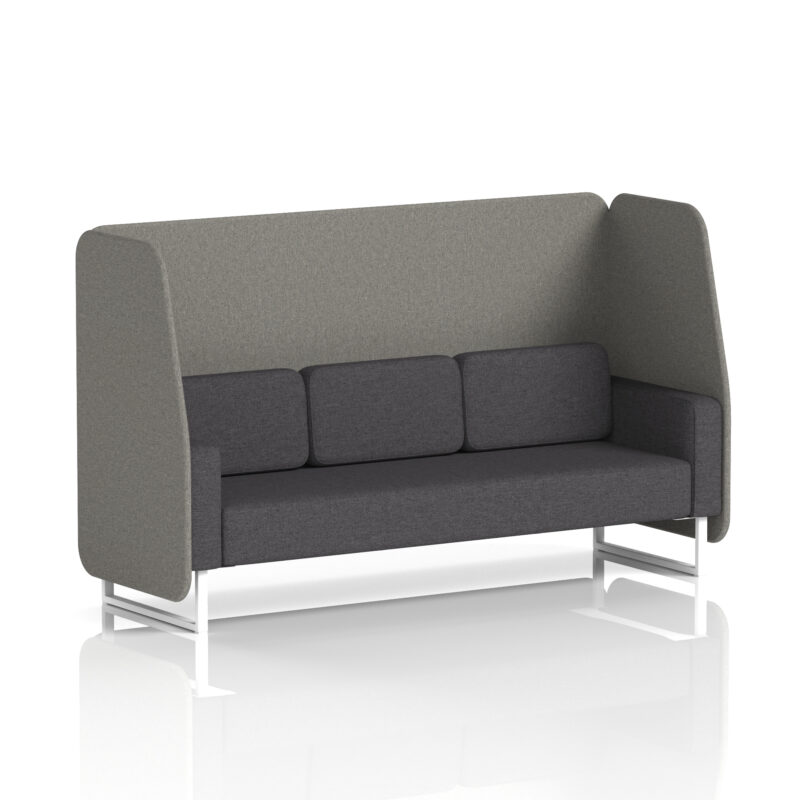 Brixworth Open Booth With White Legs in Two Tone - Image 30