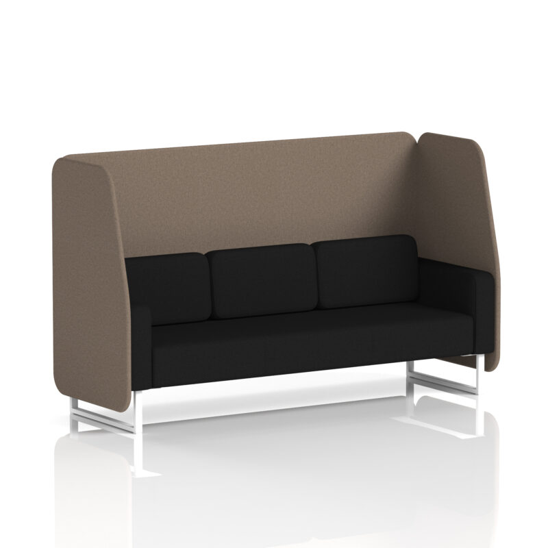 Brixworth Open Booth With White Legs in Two Tone - Image 36