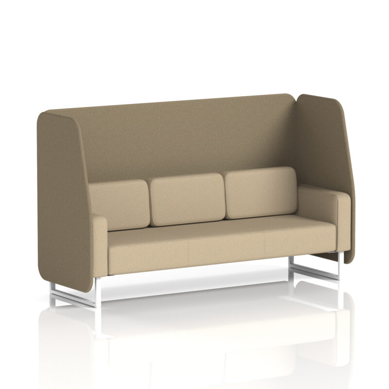 Brixworth Open Booth With White Legs in Two Tone - Image 39
