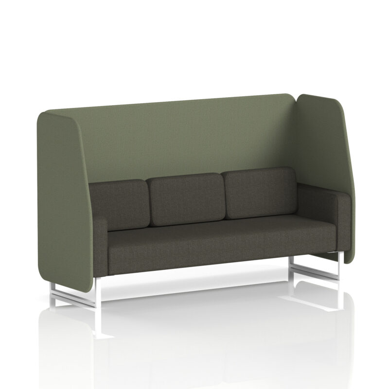 Brixworth Open Booth With White Legs in Two Tone - Image 42