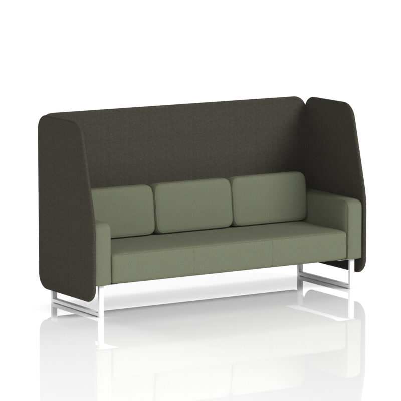 Brixworth Open Booth With White Legs in Two Tone - Image 48