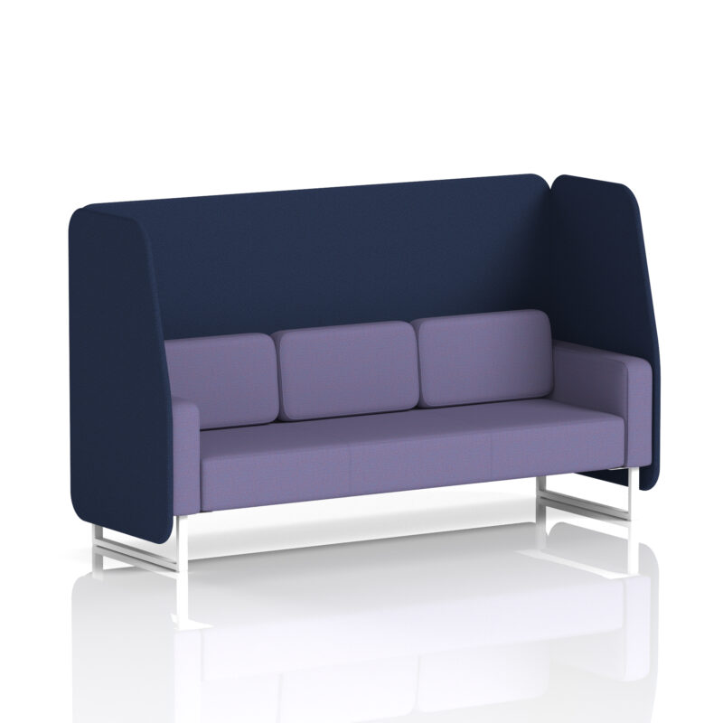 Brixworth Open Booth With White Legs in Two Tone - Image 60