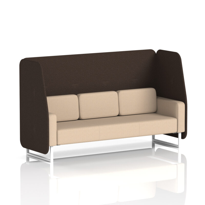 Brixworth Open Booth With White Legs in Two Tone - Image 72