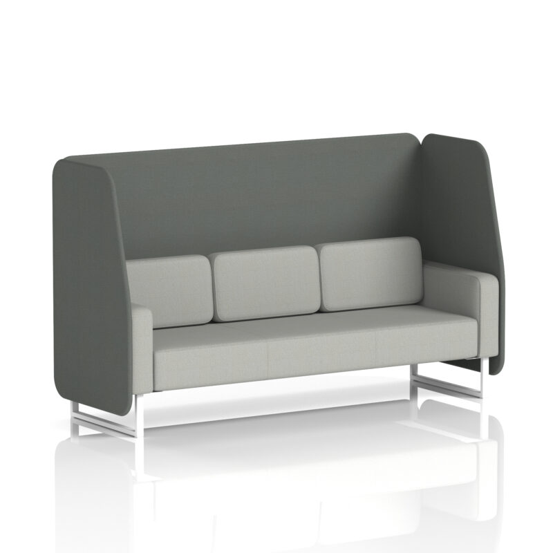 Brixworth Open Booth With White Legs in Two Tone - Image 78