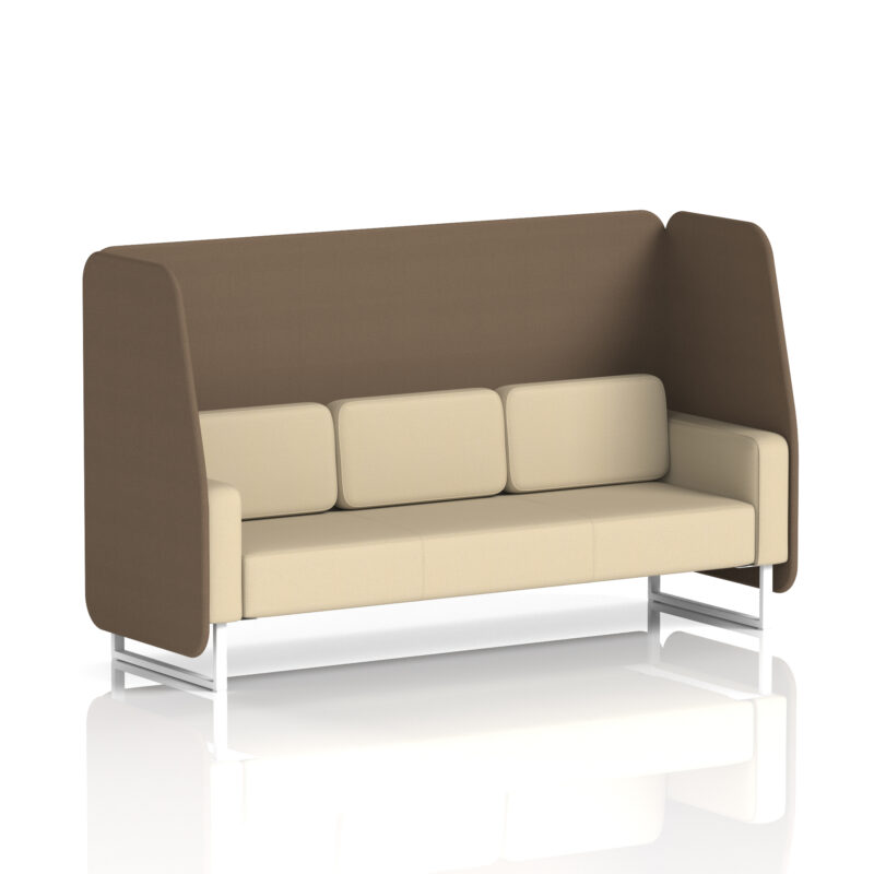 Brixworth Open Booth With White Legs in Two Tone - Image 81
