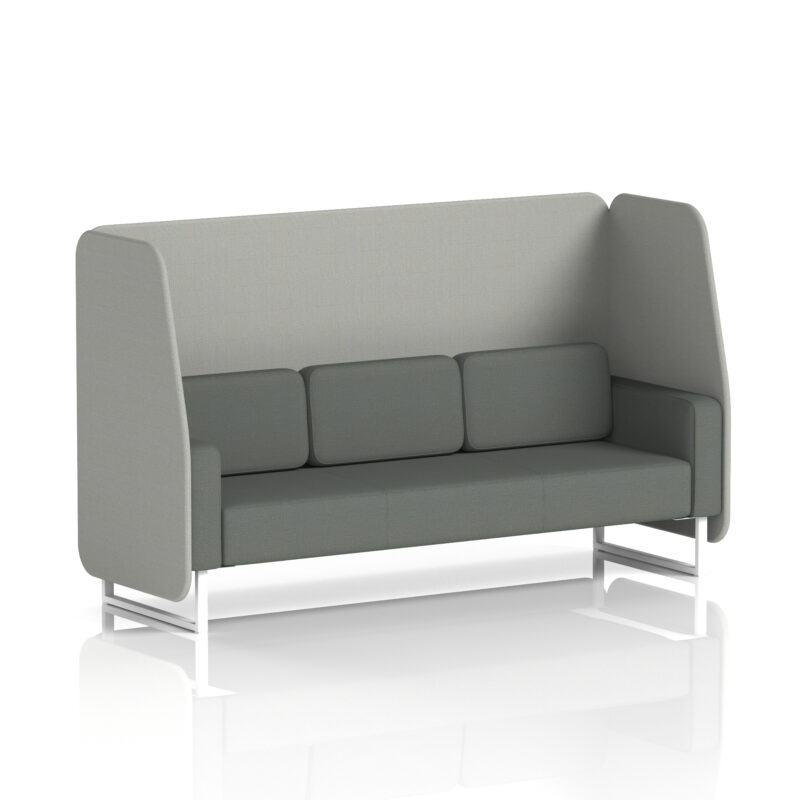 Brixworth Open Booth With White Legs in Two Tone - Image 84