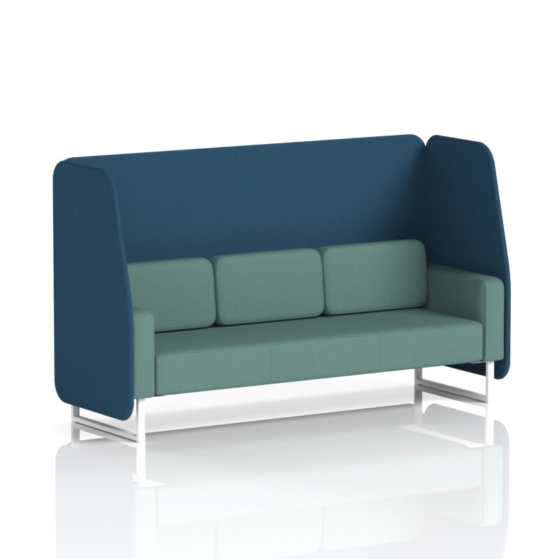 Brixworth Open Booth With White Legs in Two Tone - Image 87