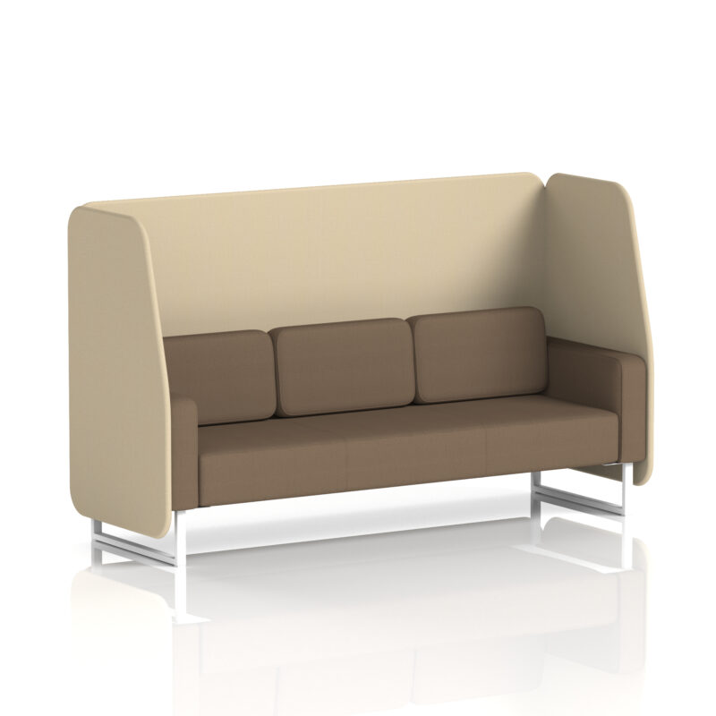 Brixworth Open Booth With White Legs in Two Tone - Image 90