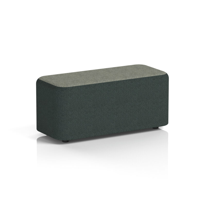 Harlestone Rectangular Stool in Two Tone - Image 2